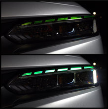 Load image into Gallery viewer, 2022-2025 HONDA CIVIC MATRIX SATIN BLACK DRL HEADLIGHT TINT