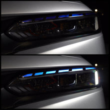 Load image into Gallery viewer, 2022-2025 HONDA CIVIC MATRIX SATIN BLACK DRL HEADLIGHT TINT