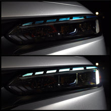 Load image into Gallery viewer, 2022-2025 HONDA CIVIC MATRIX SATIN BLACK DRL HEADLIGHT TINT