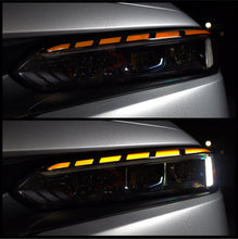 Load image into Gallery viewer, 2022-2025 HONDA CIVIC MATRIX SATIN BLACK DRL HEADLIGHT TINT