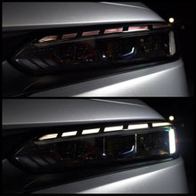 Load image into Gallery viewer, 2022-2025 HONDA CIVIC MATRIX SATIN BLACK DRL HEADLIGHT TINT