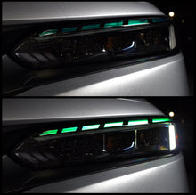 Load image into Gallery viewer, 2022-2025 HONDA CIVIC MATRIX SATIN BLACK DRL HEADLIGHT TINT