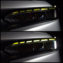 Load image into Gallery viewer, 2022-2025 HONDA CIVIC MATRIX SATIN BLACK DRL HEADLIGHT TINT