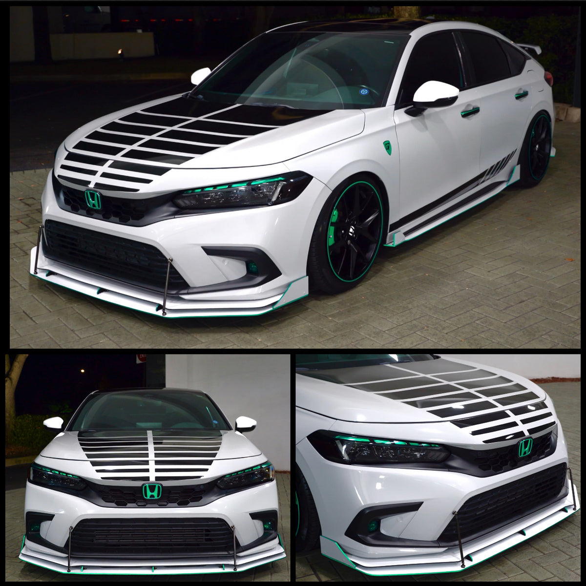 Kit d'éclairage d'ambiance pour Honda Civic de 11e génération, lumières Kit d'éclairage d'ambiance pour Honda Civic de 11e génération, lumières