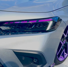 Load image into Gallery viewer, 2022-2025 HONDA CIVIC MATRIX SATIN BLACK DRL HEADLIGHT TINT