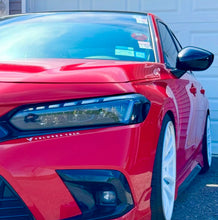 Load image into Gallery viewer, 2022-2026 HONDA CIVIC MATRIX GLOSS BLACK HEADLIGHT DRL, FOGS & REFLECTOR TINT