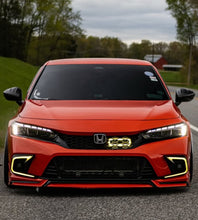 Load image into Gallery viewer, 2022-2026 HONDA CIVIC MATRIX GLOSS BLACK HEADLIGHT DRL, FOGS & REFLECTOR TINT