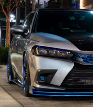 Load image into Gallery viewer, 2022-2026 HONDA CIVIC MATRIX SATIN BLACK HEADLIGHT DRL, FOGS & REFLECTOR TINT