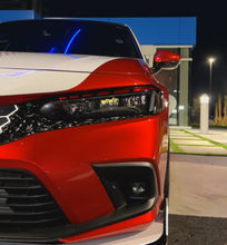 Load image into Gallery viewer, 2022-2026 HONDA CIVIC MATRIX GLOSS BLACK HEADLIGHT DRL, FOGS & REFLECTOR TINT