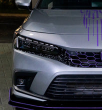 Load image into Gallery viewer, 2022-2025 HONDA CIVIC MATRIX SATIN BLACK DRL HEADLIGHT TINT