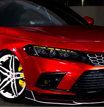 Load image into Gallery viewer, 2022-2026 HONDA CIVIC MATRIX GLOSS BLACK HEADLIGHT DRL, FOGS & REFLECTOR TINT