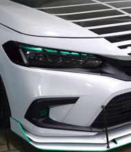 Load image into Gallery viewer, 2022-2025 HONDA CIVIC MATRIX SATIN BLACK DRL HEADLIGHT TINT