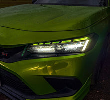 Load image into Gallery viewer, 2022-2026 HONDA CIVIC MATRIX GLOSS BLACK DRL HEADLIGHT TINT