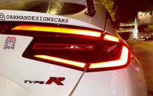 Load image into Gallery viewer, 2023-2026 Honda Civic Type R Reverse Brake Tail Light overlay