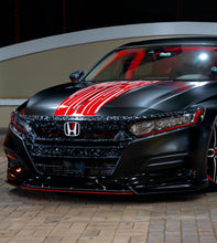 Load image into Gallery viewer, 2021-2022 HONDA ACCORD FORGED CARBON FIBER OVERLAY CHROME DELETE GRILL COMPLETE