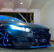 Load image into Gallery viewer, 2021-2022 HONDA ACCORD FORGED CARBON FIBER OVERLAY CHROME DELETE GRILL COMPLETE