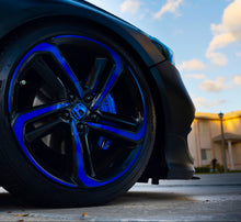 Load image into Gallery viewer, 2018-2020 HONDA ACCORD FORGED CARBON FIBER OVERLAY CHROME DELETE GRILL COMPLETE