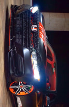 Load image into Gallery viewer, 2021-2022 HONDA ACCORD FORGED CARBON FIBER OVERLAY CHROME DELETE GRILL COMPLETE