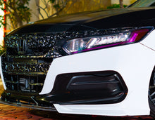 Load image into Gallery viewer, 2018-2020 HONDA ACCORD FORGED CARBON FIBER OVERLAY CHROME DELETE GRILL COMPLETE