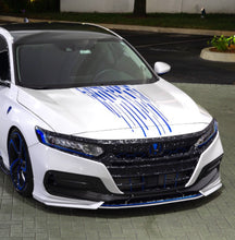 Load image into Gallery viewer, 2021-2022 HONDA ACCORD FORGED CARBON FIBER OVERLAY CHROME DELETE GRILL COMPLETE