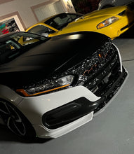 Load image into Gallery viewer, 2018-2020 HONDA ACCORD FORGED CARBON FIBER GRILL OVERLAY CHROME DELETE
