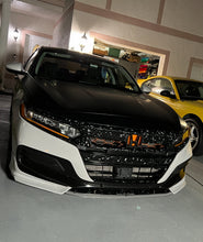 Load image into Gallery viewer, 2021-2022 HONDA ACCORD FORGED CARBON FIBER OVERLAY CHROME DELETE GRILL COMPLETE