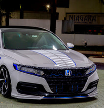 Load image into Gallery viewer, 2021-2022 HONDA ACCORD FORGED CARBON FIBER OVERLAY CHROME DELETE GRILL COMPLETE