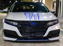 Load image into Gallery viewer, 2021-2022 HONDA ACCORD FORGED CARBON FIBER OVERLAY CHROME DELETE GRILL COMPLETE