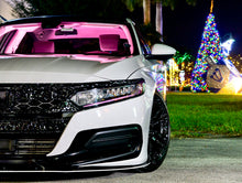 Load image into Gallery viewer, 2021-2022 HONDA ACCORD FORGED CARBON FIBER OVERLAY CHROME DELETE GRILL COMPLETE