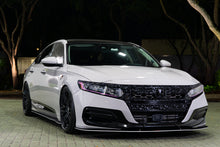 Load image into Gallery viewer, 2018-2020 HONDA ACCORD FORGED CARBON FIBER OVERLAY CHROME DELETE GRILL COMPLETE