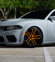 Load image into Gallery viewer, 2021-2022 DODGE CHARGER CHALLENGER 20"X11" WHEEL OVERLAY RIM CHROME DELETE