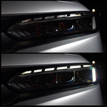 Load image into Gallery viewer, 2022-2026 HONDA CIVIC MATRIX GLOSS BLACK DRL HEADLIGHT TINT