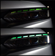 Load image into Gallery viewer, 2022-2026 HONDA CIVIC MATRIX GLOSS BLACK DRL HEADLIGHT TINT