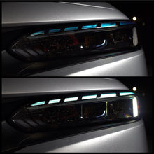 Load image into Gallery viewer, 2022-2026 HONDA CIVIC MATRIX GLOSS BLACK DRL HEADLIGHT TINT