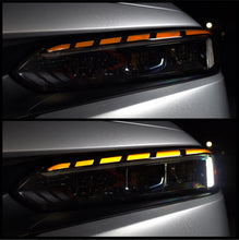 Load image into Gallery viewer, 2022-2026 HONDA CIVIC MATRIX GLOSS BLACK DRL HEADLIGHT TINT