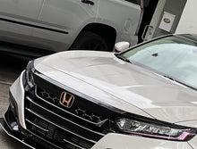 Load image into Gallery viewer, 2018-2020 HONDA ACCORD GLOSS BLACK GRILL OVERLAY CHROME DELETE