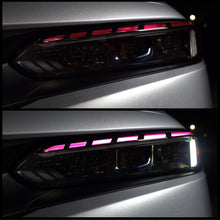 Load image into Gallery viewer, 2022-2024 HONDA CIVIC MATRIX SATIN BLACK DRL SKINS
