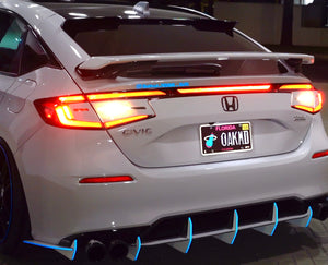 2022-2025 Honda Civic Hatchback Pearl White Taillights Skins