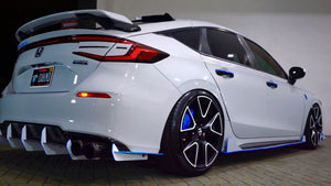 2022-2025 Honda Civic Hatchback Pearl White Taillights Skins