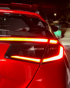 2022-2024 Honda Civic Hatchback Gloss Black Taillights Skins