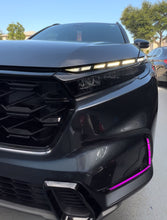 Load image into Gallery viewer, 2023-2025 HONDA CR-V MATRIX GLOSS BLACK DRL HEADLIGHT TINT (Copy)
