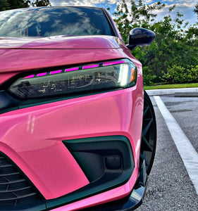 2022-2025 HONDA CIVIC MATRIX GLOSS BLACK  HEADLIGHT DRL, FOGS & REFLECTOR TINT