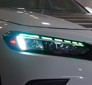 2022-2025 HONDA CIVIC MATRIX GLOSS BLACK  HEADLIGHT DRL, FOGS & REFLECTOR TINT