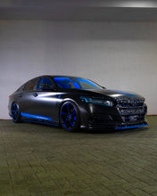 Load image into Gallery viewer, 2021-2022 HONDA ACCORD FORGED CARBON FIBER OVERLAY CHROME DELETE GRILL COMPLETE
