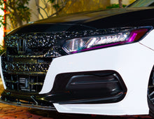 Load image into Gallery viewer, 2021-2022 HONDA ACCORD FORGED CARBON FIBER GRILL OVERLAY CHROME DELETE
