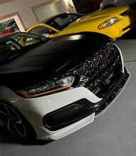 Load image into Gallery viewer, 2021-2022 HONDA ACCORD FORGED CARBON FIBER OVERLAY CHROME DELETE GRILL COMPLETE
