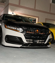 Load image into Gallery viewer, 2018-2020 HONDA ACCORD FORGED CARBON FIBER OVERLAY CHROME DELETE GRILL COMPLETE
