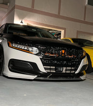 Load image into Gallery viewer, 2021-2022 HONDA ACCORD FORGED CARBON FIBER OVERLAY CHROME DELETE GRILL COMPLETE
