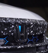 Load image into Gallery viewer, 2021-2022 HONDA ACCORD FORGED CARBON FIBER GRILL OVERLAY CHROME DELETE
