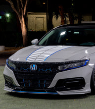 Load image into Gallery viewer, 2021-2022 HONDA ACCORD FORGED CARBON FIBER OVERLAY CHROME DELETE GRILL COMPLETE
